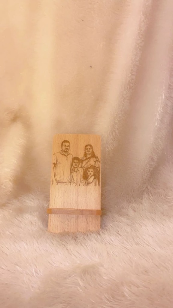 Family portrait keychain